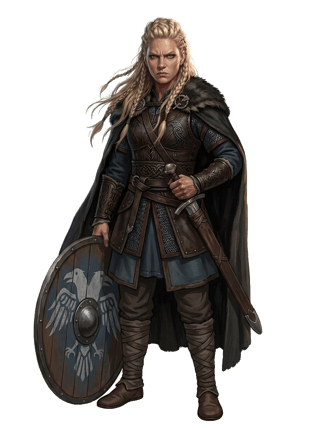 Lagertha tense transparent sprite