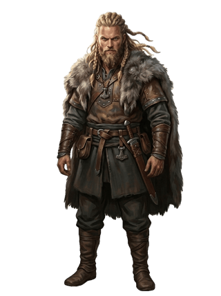 Ragnar determined transparent sprite