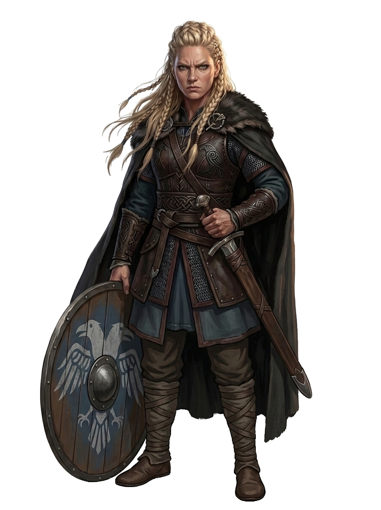 Lagertha tense transparent sprite