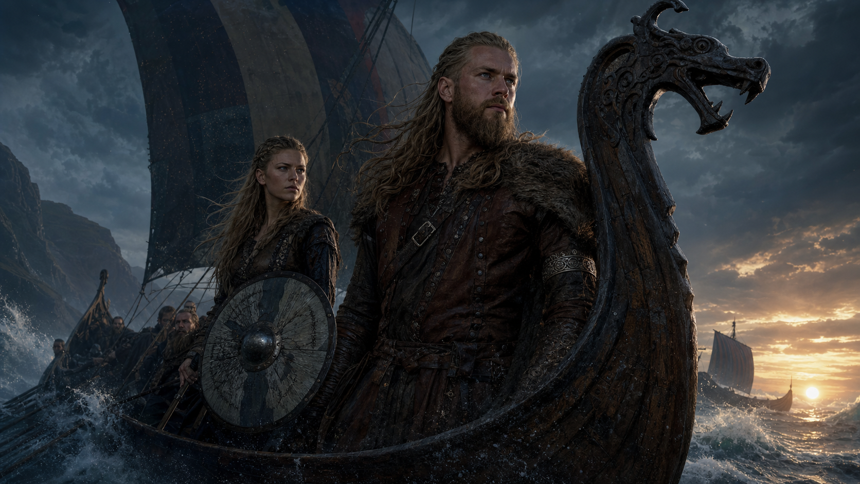 Vikings — Westward Voyage: AI Viking Saga Visual Novel | Play Online