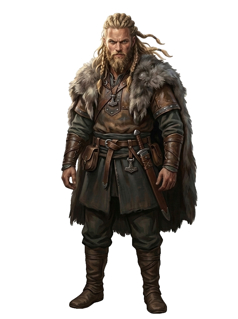 Ragnar determined transparent sprite